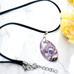 Chevron Dream Amethyst Necklace